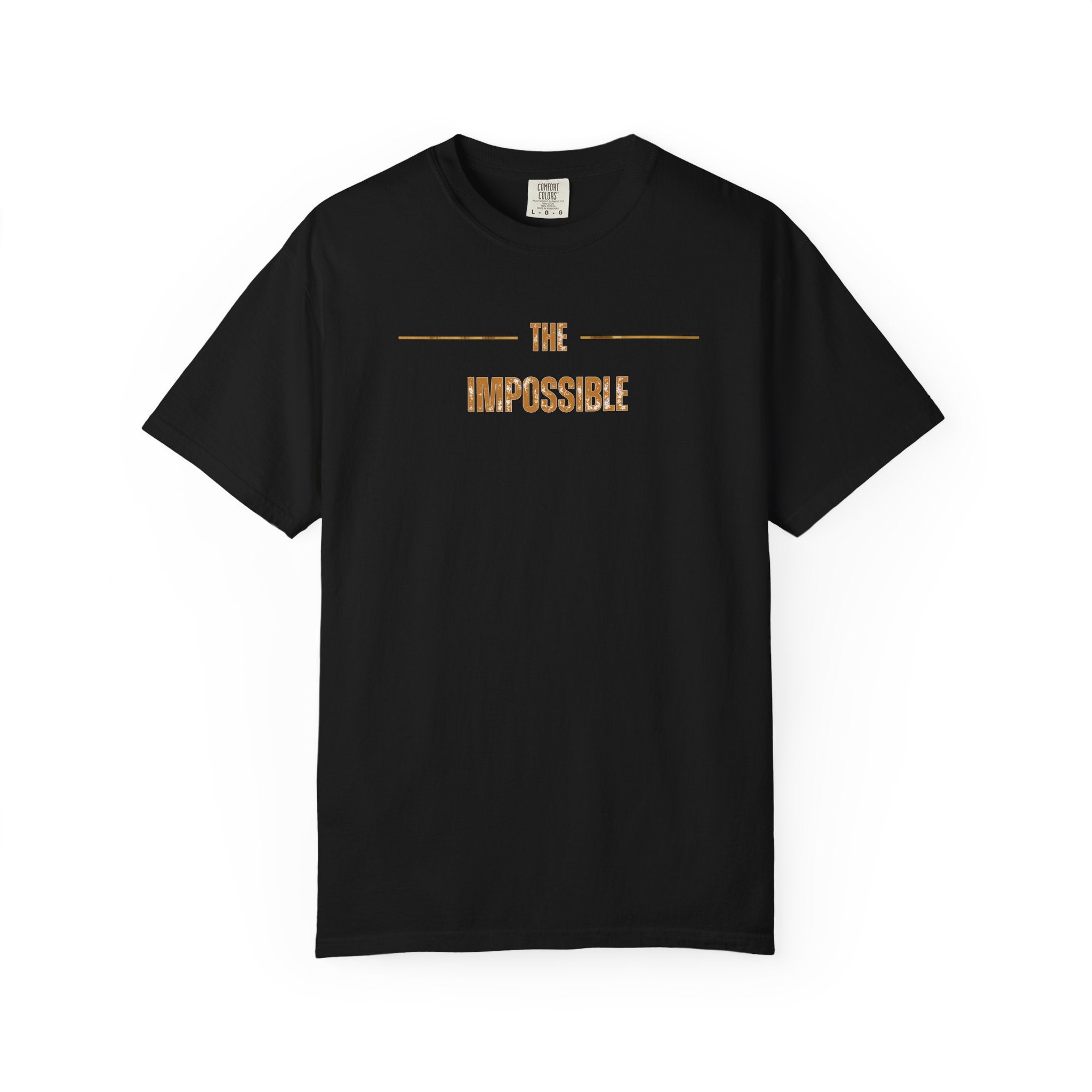 The Impossible T-Shirt — Minimalist Vintage Text Graphic Tee