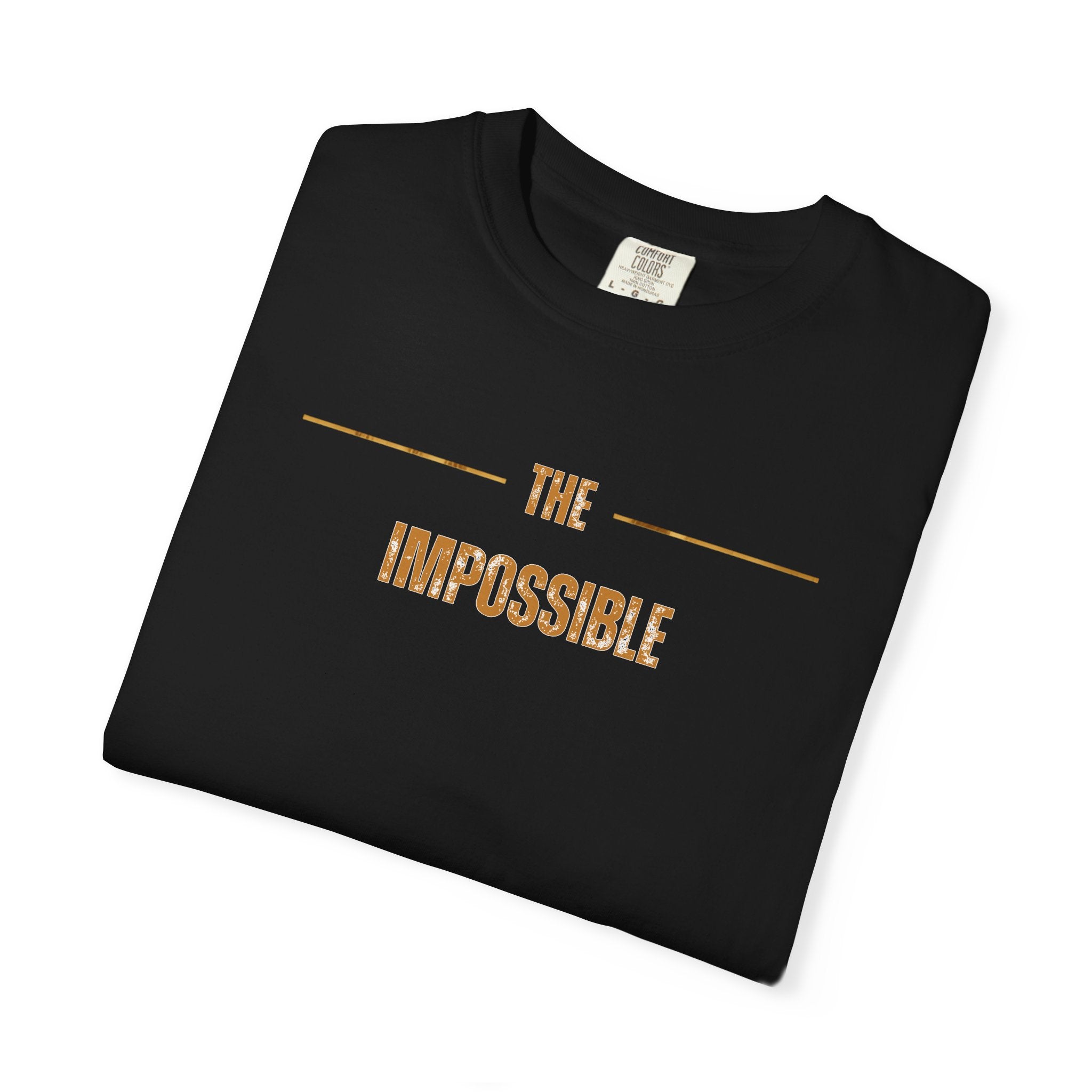 The Impossible T-Shirt — Minimalist Vintage Text Graphic Tee